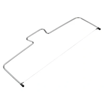 Afbeelding van Sweetly Does It KitchenCraft Taartsnijder/laagsnijderdraad, koolstofstaal, 40 cm, 12 x 17 22 zilver