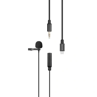 Afbeelding van Saramonic LavMicro U1A lavalier microfoon met Lightning aansluiting voor ipad/iphone 2mtr kabel