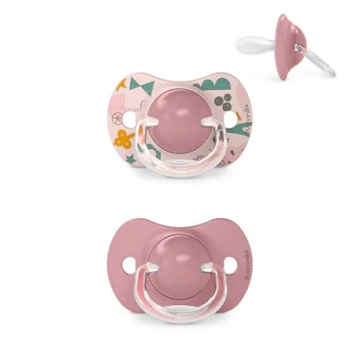 Afbeelding van Suavinex A Walk In The Park Reversible Duo Nude 18m+ 2 stuks Silicone Fopspenen SXSAP3083089