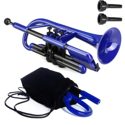 Afbeelding van pCornet kornet blauw met tas