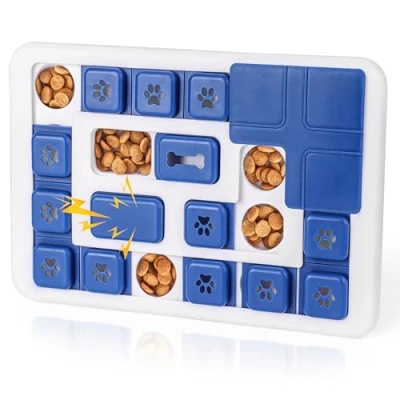 Afbeelding van Dog Puzzle Slow Feeder blue PP