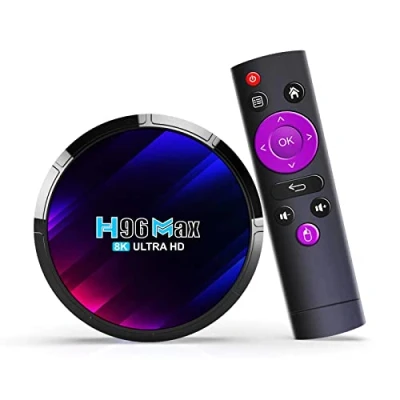 Afbeelding van Android 13.0 TV Box, H96 Max DDR4 4 GB RAM 32 ROM RK3528 Quad Core 64bit WiFi6 Dual 2.4G/5.8G WiFi Ethernet 1000M BT5.0 8K HDR10+Ultra HD USB3.0 Smart Home Speler