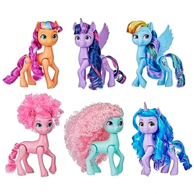 Afbeelding van My Little Pony Regenboogviering 6 figuren