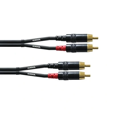 Afbeelding van CORDIAL CABLES AUDIO Dubbele RCA kabel 3 m Essentials