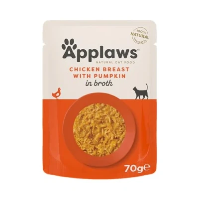 Afbeelding van Applaws Quick Serve Kip en pompoen 70 gr. per 12 stuks