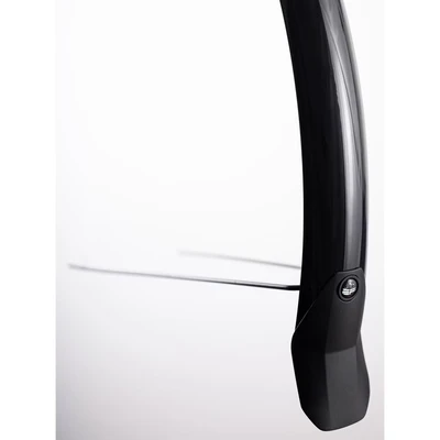 Afbeelding van Eurofender Lampo achterspartbord 58mm 28 inch zwart
