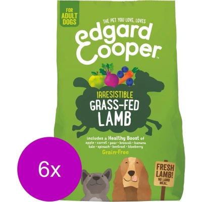 Afbeelding van 6x Edgard &amp; Cooper Hondenvoer Graslam 700 gr