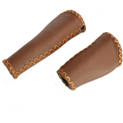 Afbeelding van Handvatten Velo Handlz (13.5 cm, Leer, Bruin)
