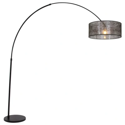 Afbeelding van Steinhauer Vloerlamp Sparkled light 9834 zwart kap sizoflor