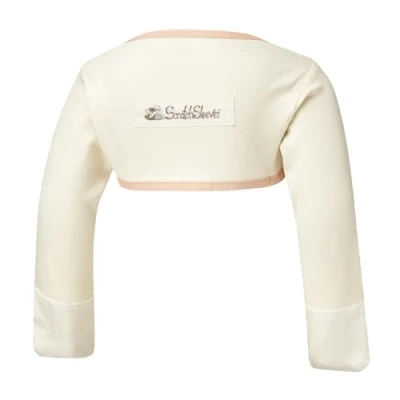 Afbeelding van ScratchSleeves Stay on krabwanten voor jeukende peuterss Crème/cappuccino 12 18 maanden