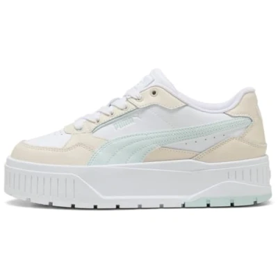 Afbeelding van Puma Dames Karmen II Idol Sneaker, wit vreedzame blauw Alpine Sneeuw, 3.5 UK, Witte Vredige Blauwe 36 EU