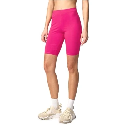 Afbeelding van Merry Style MS MS10 200 LE Dames Leggings Sport Vrijetijdsbroek Kort Katoen Sporbroek Yogabroek Amarant XXL