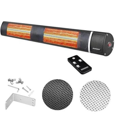 Afbeelding van Monzana Infraroodstraler 3000W 3 Standen/Afstandsbediening Zwart