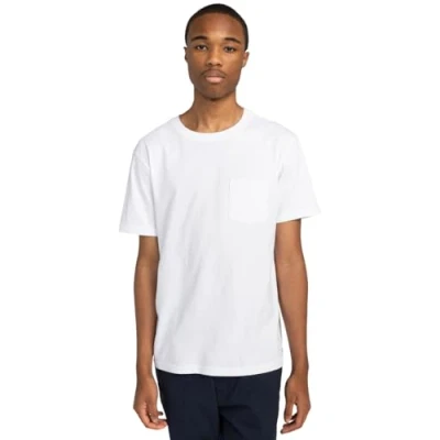 Afbeelding van Element Pocket Label Tshirt basic, Heren, Maat: Small, White
