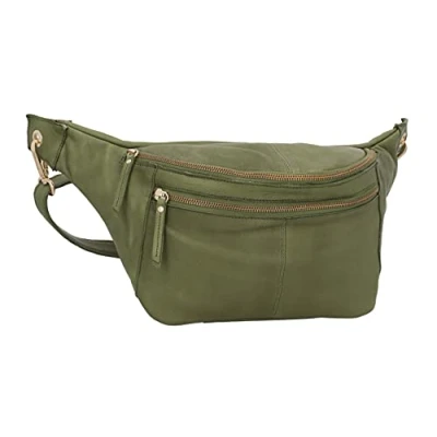 Afbeelding van Gusti Leder Freya Heuptas, Dames, Maat: One Size, Khaki