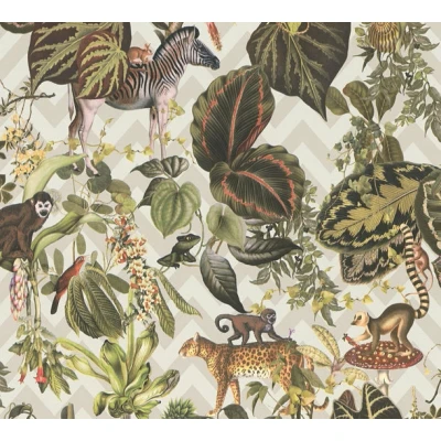 Afbeelding van AS Creation Michalsky Living Change Is Good 37990 3 379903 Groen / Beige