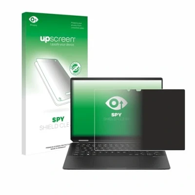Afbeelding van upscreen privacy screenprotector voor HP Spectre x360 (14 e) 2024 Folie Beschermfolie Blauwlichtfilter
