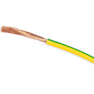 Afbeelding van Installatiedraad H07V K 1 x 6mm2 Geel/Groen (UV bestendig) 50 Meter