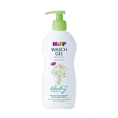 Afbeelding van HiPP Babyzachte wasgel huid en haar, per stuk verpakt (1 x 400 ml)