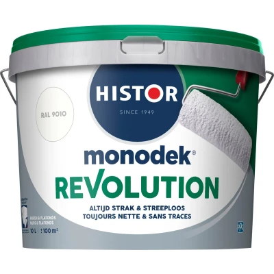 Afbeelding van Histor Monodek Revolution Muurverf 10 liter RAL 9010