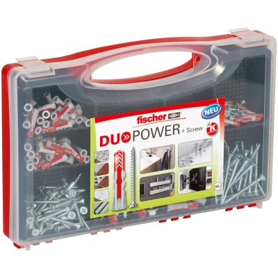 Afbeelding van Fischer Red Box DuoPower pluggen met schroeven 280 delig