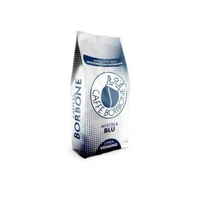 Afbeelding van Borbone Koffiebonen Blu Vending 1kg Italiaanse espresso koffie uit Napels Voor Delonghi, Siemens, Jura, Moccamaster, Krups, Philips, Sage koffiezetapparaten