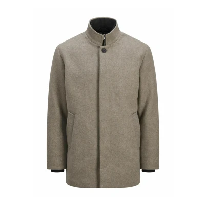 Afbeelding van JACK&amp;JONES JJEHARRISON Wool Jacket SN Jacket, Greige, XL, grijsbeige, XL
