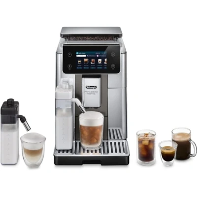 Afbeelding van De Longhi Primadonna Aromatic Ecam630.75.tsm Volautomatische Espressomachine Titanium