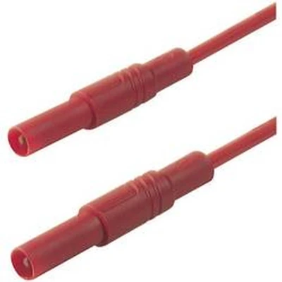 Afbeelding van SKS Hirschmann MLS SIL GG 200/1 Veiligheidsmeetsnoer [Banaanstekker 4 mm Banaanstekker mm] 2.00 m Rood 1 stuk(s)