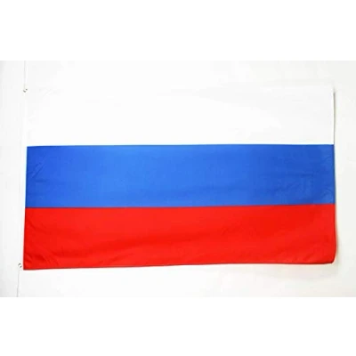 Afbeelding van AZ Flag Russia 3x5 Ft Russian 100% Polyester With Integrated Brass Eyelets 150x90cm 110g Bright Colours
