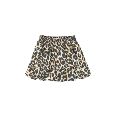 Afbeelding van GARCIA Meisjes All over print Rok Bruin