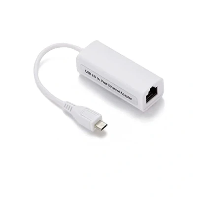 Afbeelding van Micro USB 2.0 naar Ethernet 10/100 m RJ45 Netwerk LAN adapterkaart voor Zero 1.3 / W Moederbord, tablet