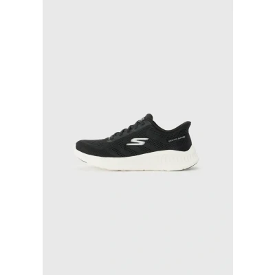 Afbeelding van Skechers GO WALK NOW Sneakers laag, Dames, Maat: 40.5, Black/white Textiel