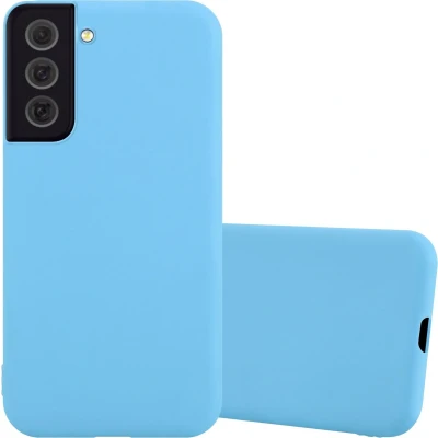 Afbeelding van Cadorabo Hoesje geschikt voor Samsung Galaxy S22 in CANDY BLAUW Beschermhoes TPU silicone Case Cover
