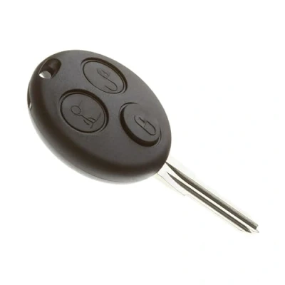 Afbeelding van JONGO Sleutelbehuizing met lemmet voor Smart City Coupe, ForTwo en Roadster Easy Fit Autosleutelbehuizing Plip 3 Knop Afstandsbediening