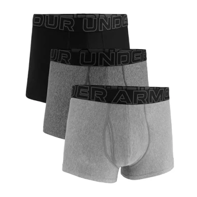 Afbeelding van Men&#039;s Under Armour Performance Tech 3&quot; 3 Pack Solid Boxer Briefs