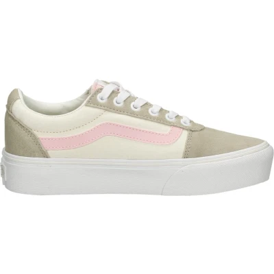Afbeelding van VANS Ward Platform sneakers ecru/beige/roze