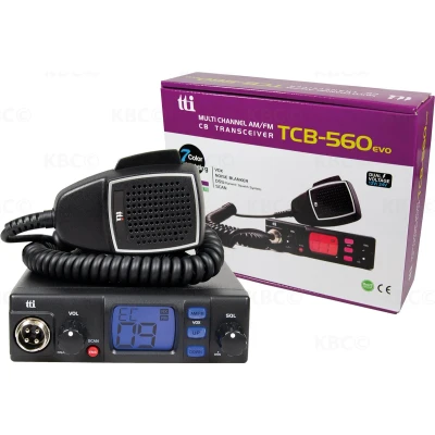 Afbeelding van TTI TCB 560evo AM/FM CB radio 12/24 Volt 27 MHz VOX