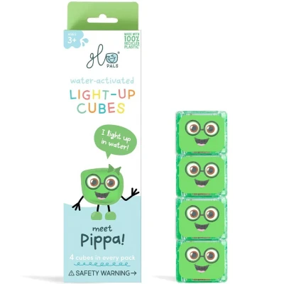 Afbeelding van Glopals Light Up PIPPA 4 stuks Badspeelgoed GP FIN 4PK