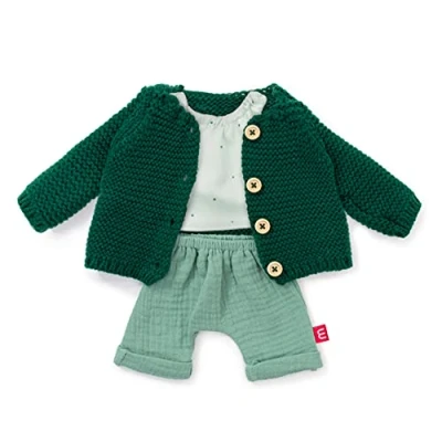 Afbeelding van Miniland poppenkledingset groen 38 cm