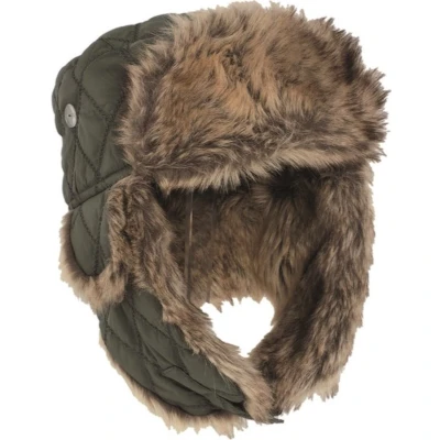 Afbeelding van Mil Tec wintermuts met imitatiebont Olive drab XL