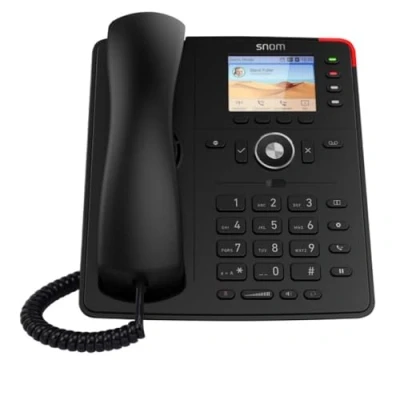 Afbeelding van Snom D713, IP Phone, Zwart, Handset met snoer, TFT, Gigabit Ethernet