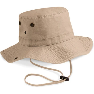 Afbeelding van Outback hoed Bucket hat Vissershoedje Safari Dames en heren Beige