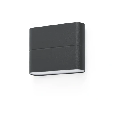 Afbeelding van Faro Lighting Aday LED Outdoor Small Up Down Wall Licht Donkergrijs IP54