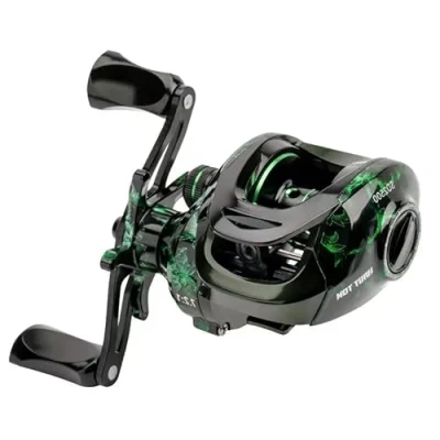 Afbeelding van baitcaster Baitcasting rol, magnetisch remsysteem voor het vissen in zout en zoet water, vismolens met 18+1BB roestvrij stalen kogellagers, verkrijgbaar 7.1: 1