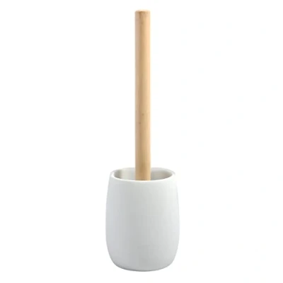 Afbeelding van Spirella Sven wc borstel, toiletborstel, borstel van polyhars, wit hout