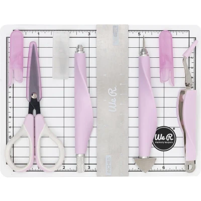 Afbeelding van We R Makers Mini tool kit Lilac 6stuks