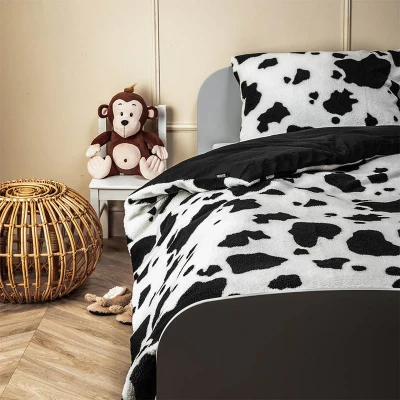Afbeelding van Dekbedovertrek Fleece Kids (x cm) Meerkleurig Microvezel Dessin: Dieren Fresh &amp; Co Dekbed Discounter.nl