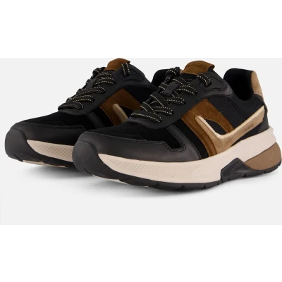 Afbeelding van Gabor Rollingsoft sneakers zwart Dames Maat 36