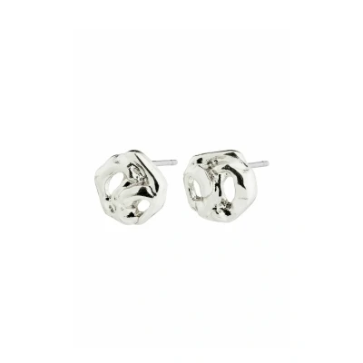 Afbeelding van Pilgrim LUCA Oorbellen, Maat: One Size, Silver plated